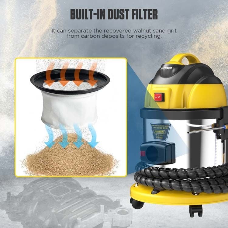 AUTOOL Motor Blok Kumlama Makinası (Ceviz Kabuğu Tozu)