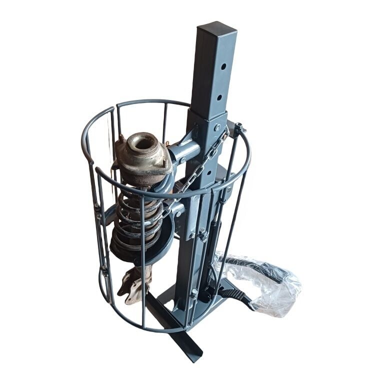 1 Ton Hidrolik Helezon Yay Sıkıştırma Makinası (Kafesli)